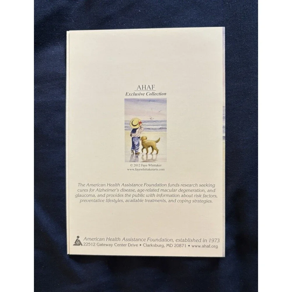 Thinking Of You Card with White Envelope | Little Boy & Dog design by AHAF